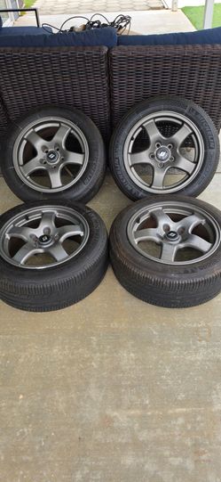 OEM Nissan Skyline R32 GT-R BBS Forged Wheels 16x8 +30 – Complete Set w/ Center Caps