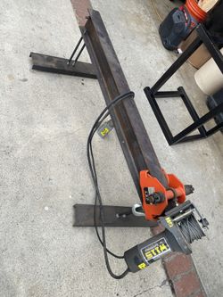 Winch And Trolley Set Up