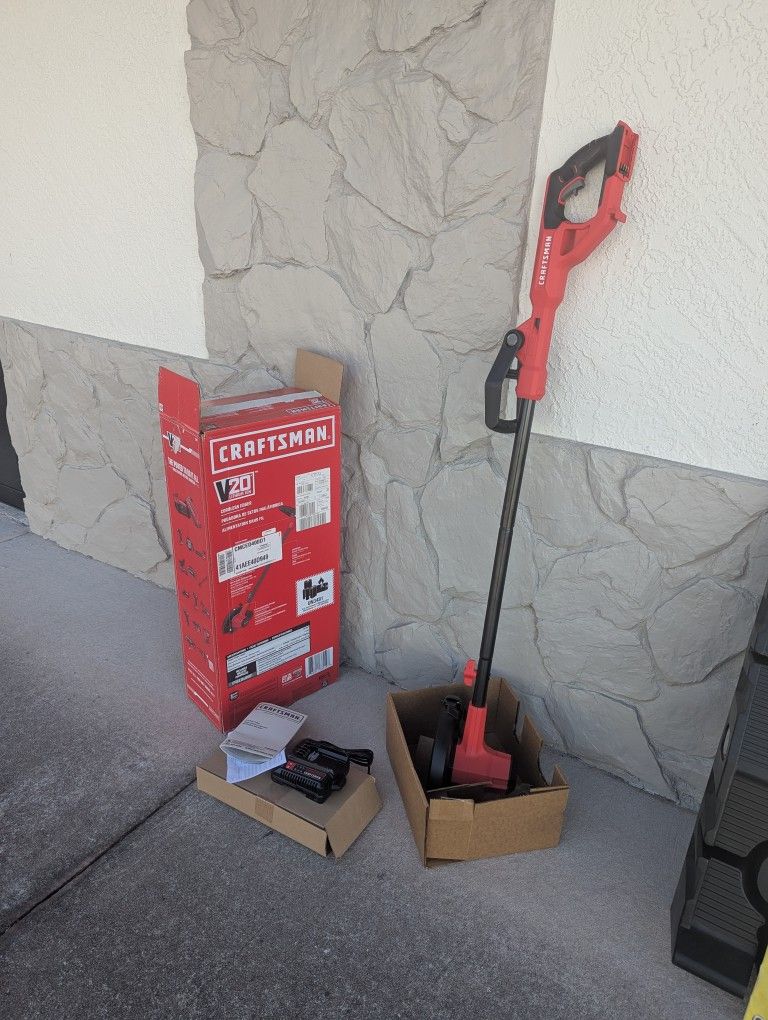 BRAND NEW!! Craftsman V20 Max Edger Cordless Edger (Incl. 2.0 aH Battery & Charger)