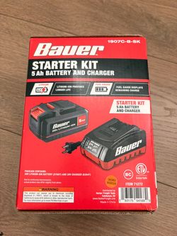 Bauer Starter kit 5 ah battery and charger
