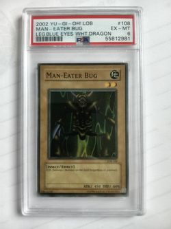 Man Eater Bug PSA 6 Yu-Gi-Oh Card