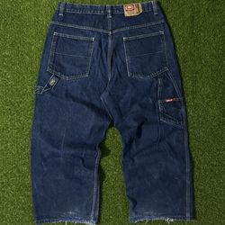 Mens Vintage Jnco Southpole Style 90s Y2K Ecko Baggy Carpenter Jeans Size 36 x 30