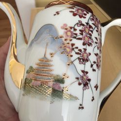 Vintage China Japanese Tea Set Hand painted 