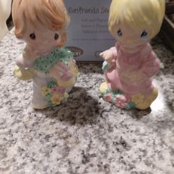 Precious Moments Salt & Pepper Shakers