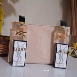 YSL Libre 7.5ml Mini Perfume Set & Pouch