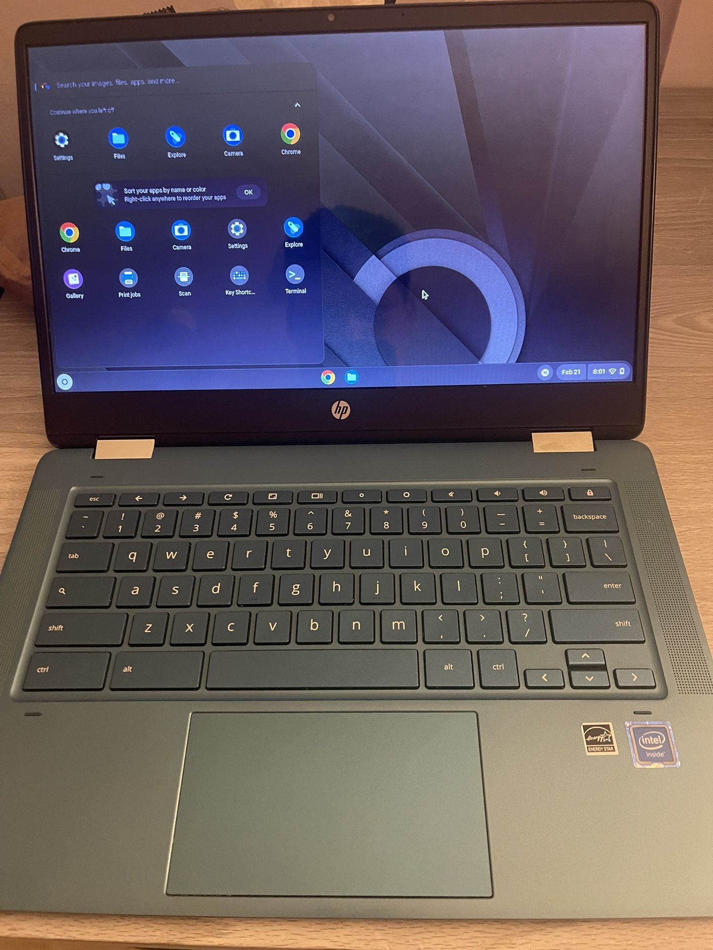 Hp Blue Laptop