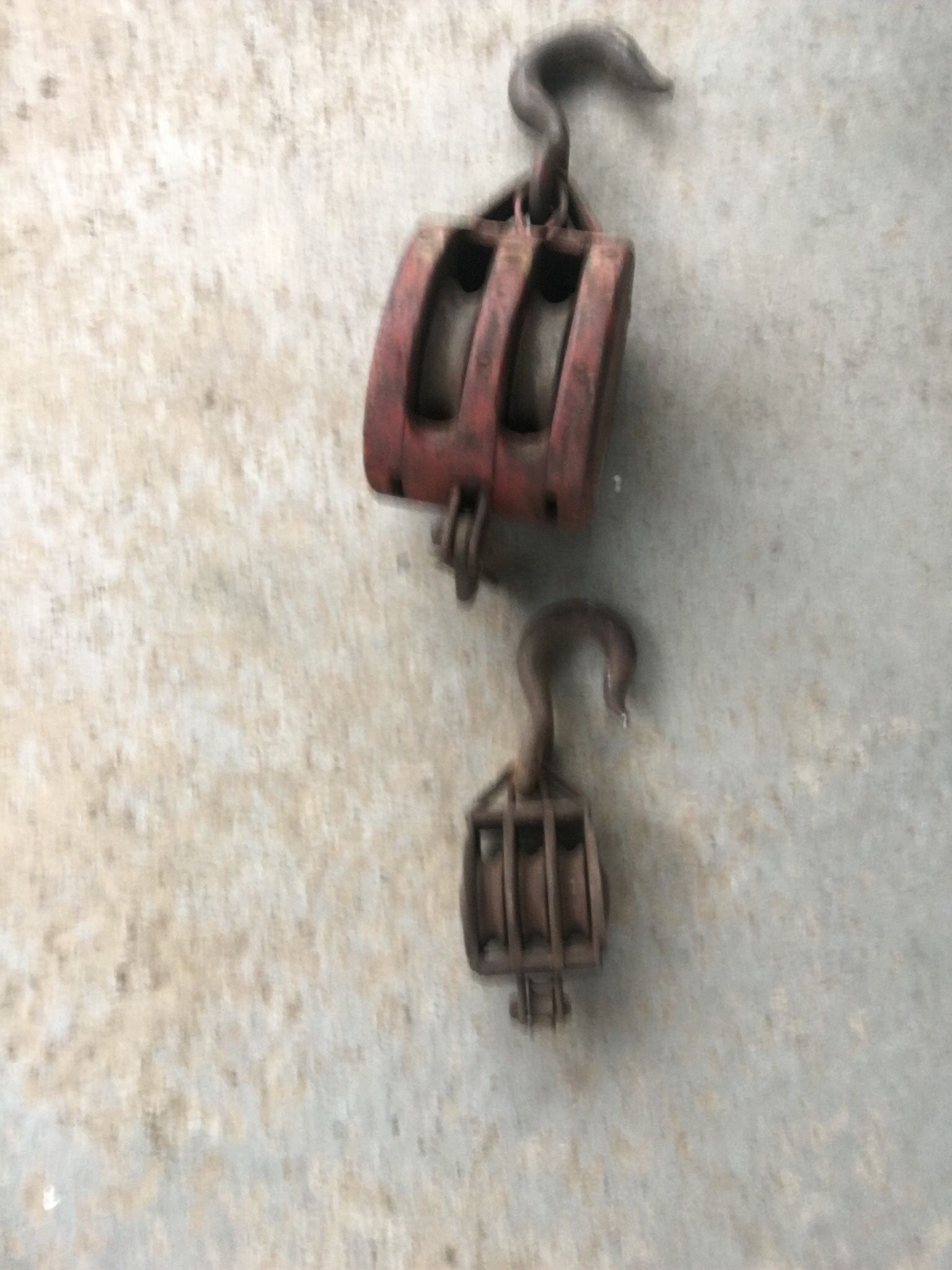 Vintage Block and tackle