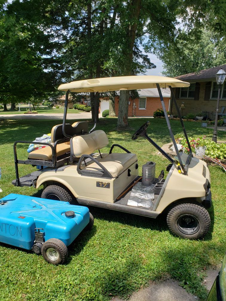 2018 Grey wolf camper, golf cart has sold.