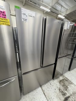 Hisense 36 Inch 3-door With Ice Maker And Water Dispenser 