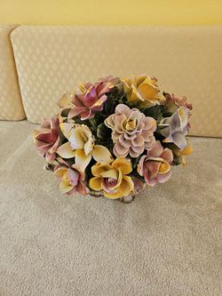 Original Italian Capodimonte Flower pot.