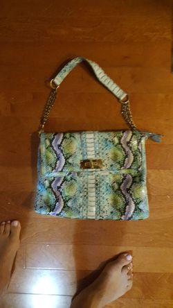 Faux Snake Purse
