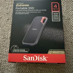 Sandisk Extreme Portable SSD 4TB