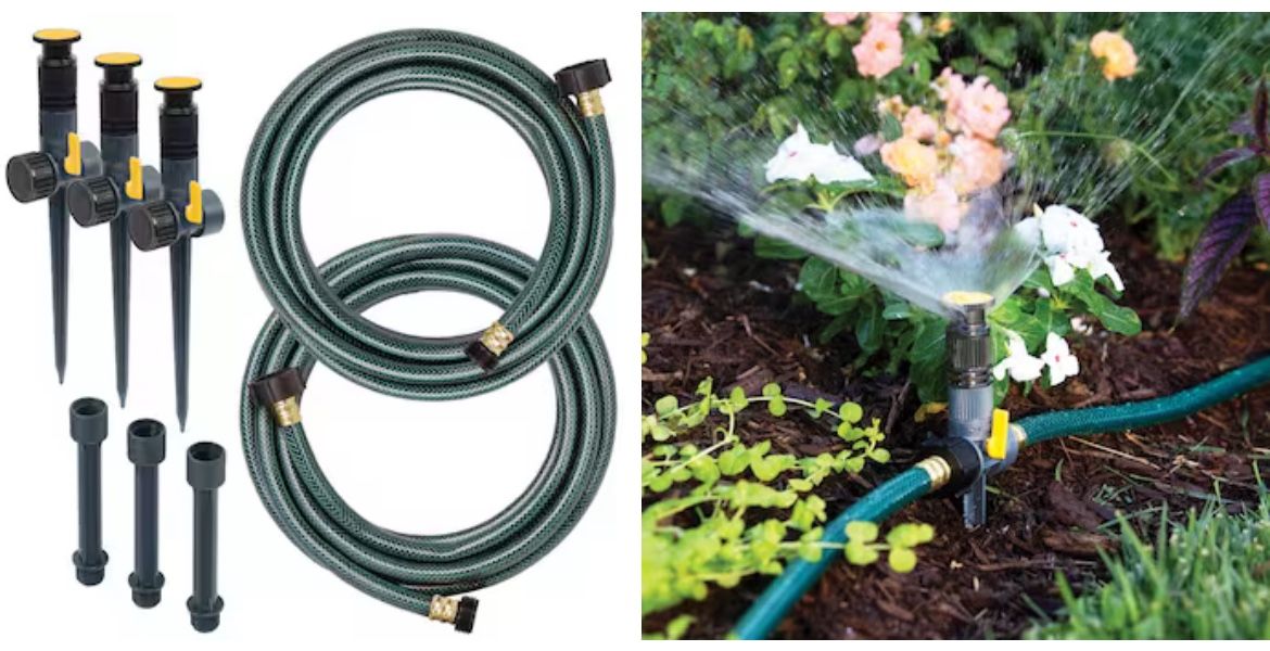 Melnor 1800-sq ft Spray Spike Lawn Sprinkler