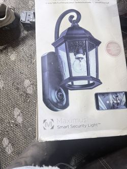 Patio Lamp Security Camera