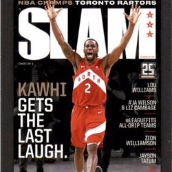 Kawhi Leonard Slam Card NBA Hoops