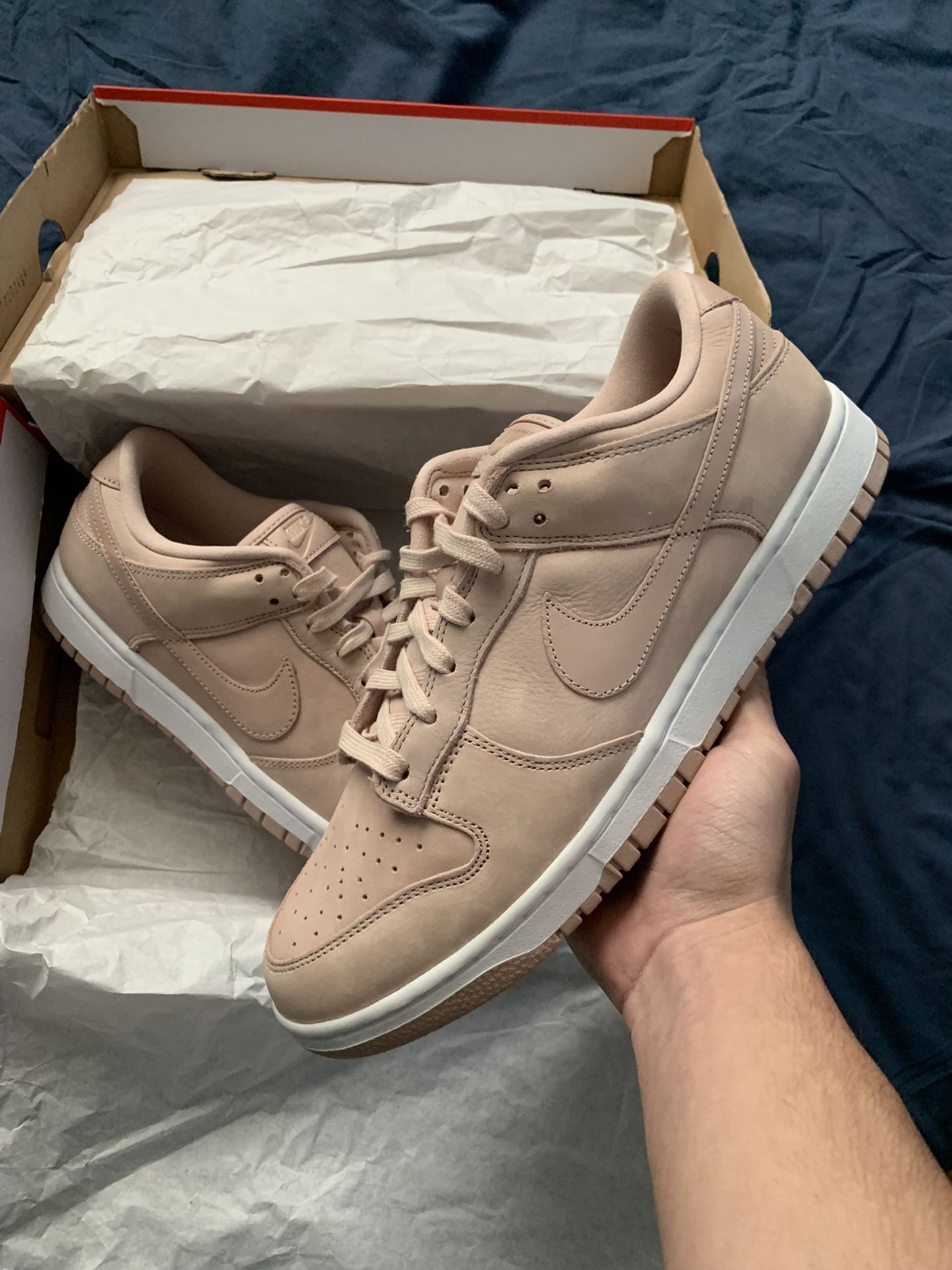 Nike Dunk Low pink Oxford size