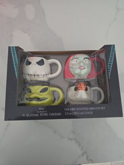 Disney Tim Burton The Night Before Christmas Mini Cup Set