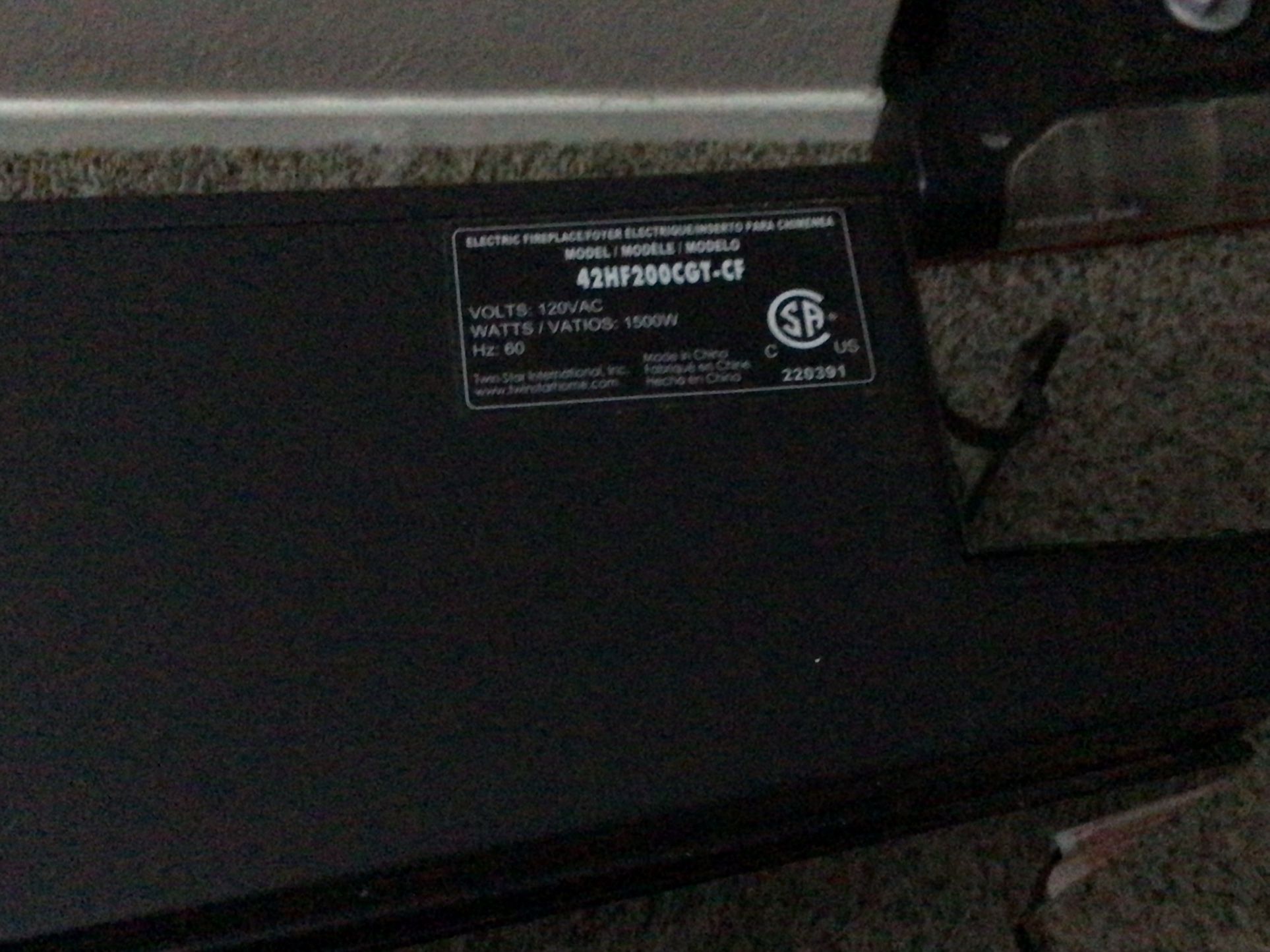 Duraflame 42-in W Black Infrared Quartz Electric Fireplace w/ Remote for  Sale in Wichita, KS - OfferUp