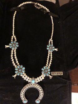 Authentic Squash Blossoms And Bracelet!