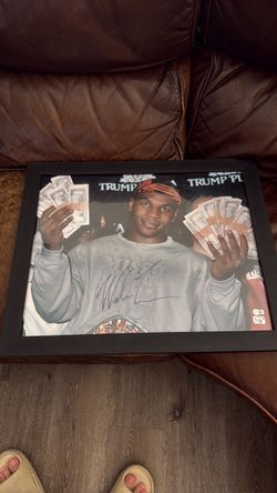 Mike Tyson autographed