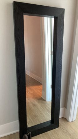 Large Wall/Hanging Black Mirror EUC