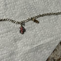 Women’s Charm Bracelet Silver And Small Stones 925