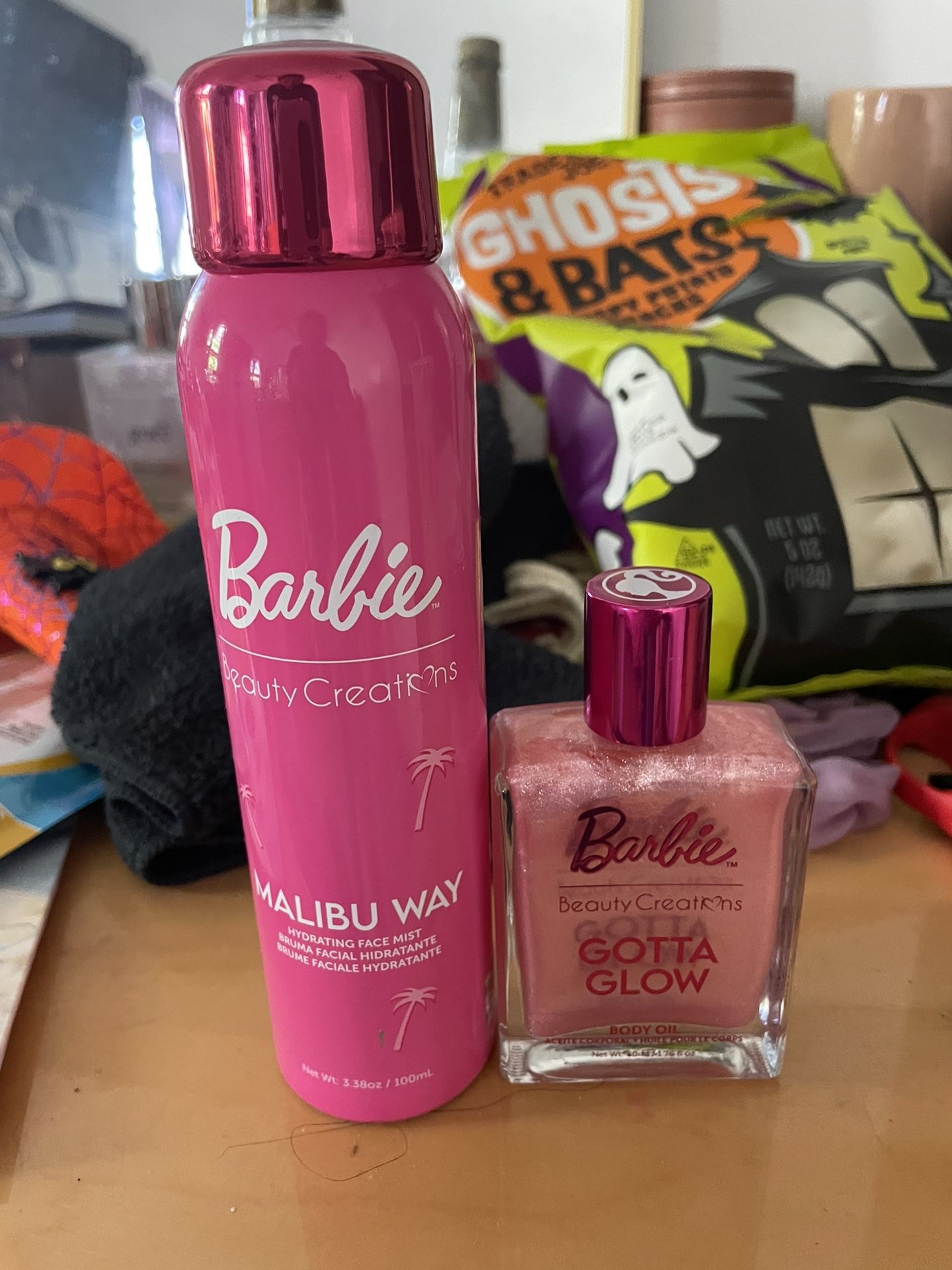 Barbie Facial Mist And Glitter Body Oil