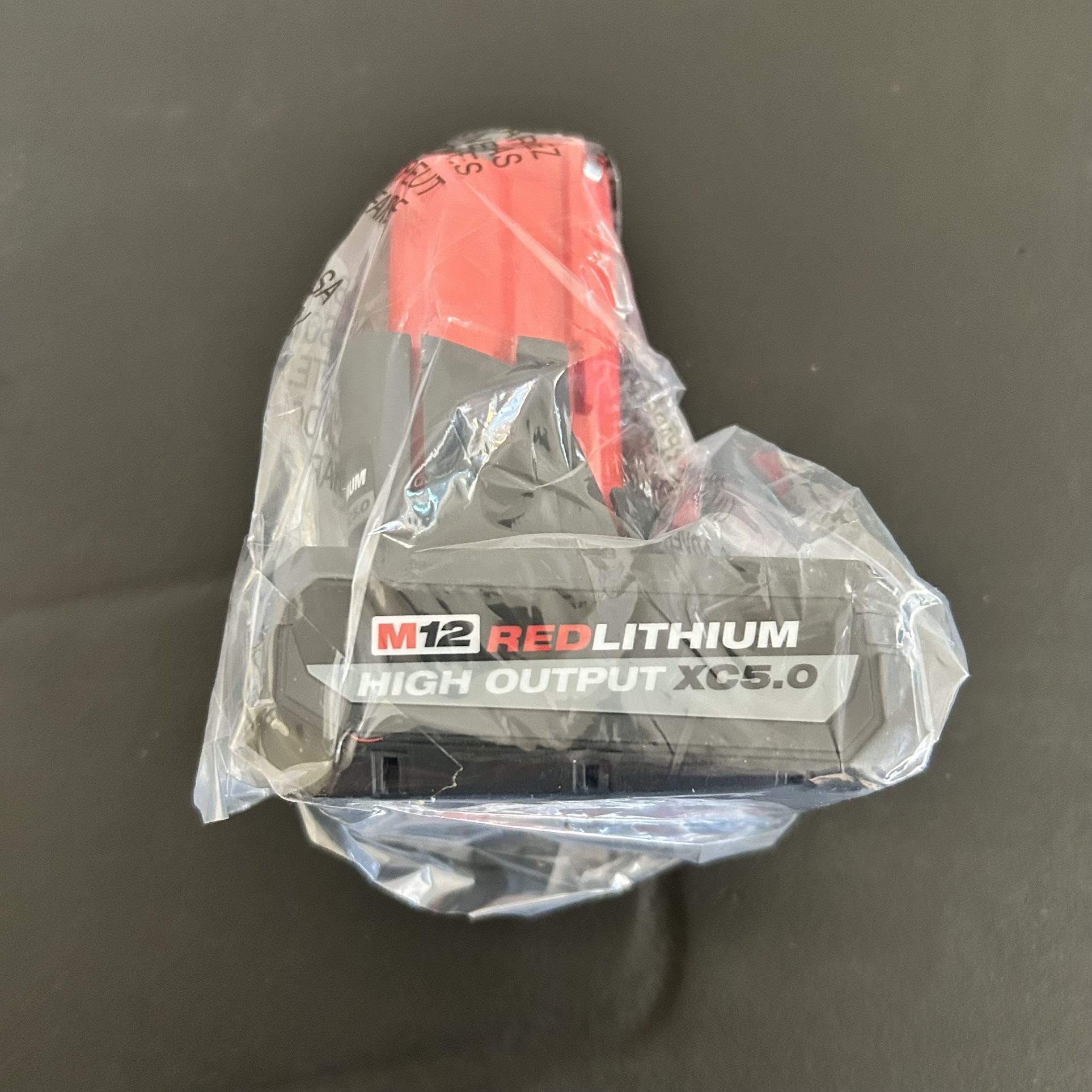 NEW Milwaukee 5.0Ah High Output Battery (12 volts)