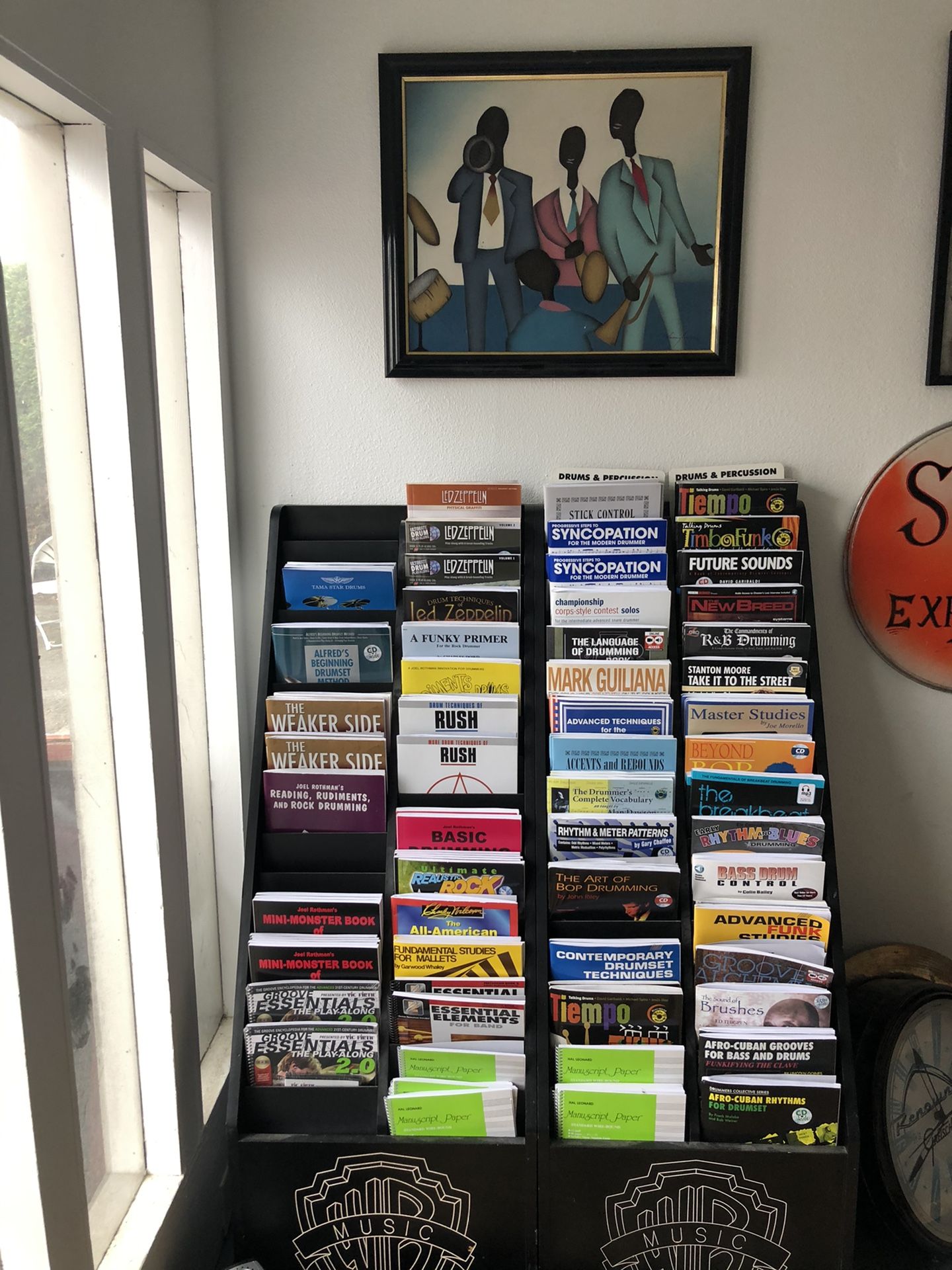 Drums and cymbals , My new store in Bellevue opens this Saturday for