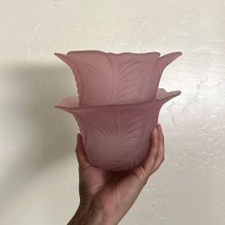 2 Vintage Flower Candle Holder