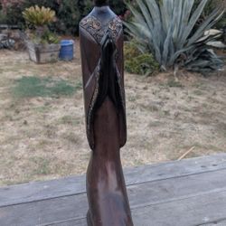 32" Resin Kneeling Buddha Statue with Prayer Hands Asian Spiritual Home Decor