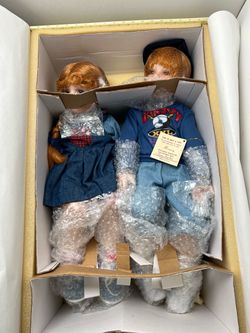 Kelly RuBert Hannah & Henry: Time Out Exclusive Porcelain Collectible Doll 18''