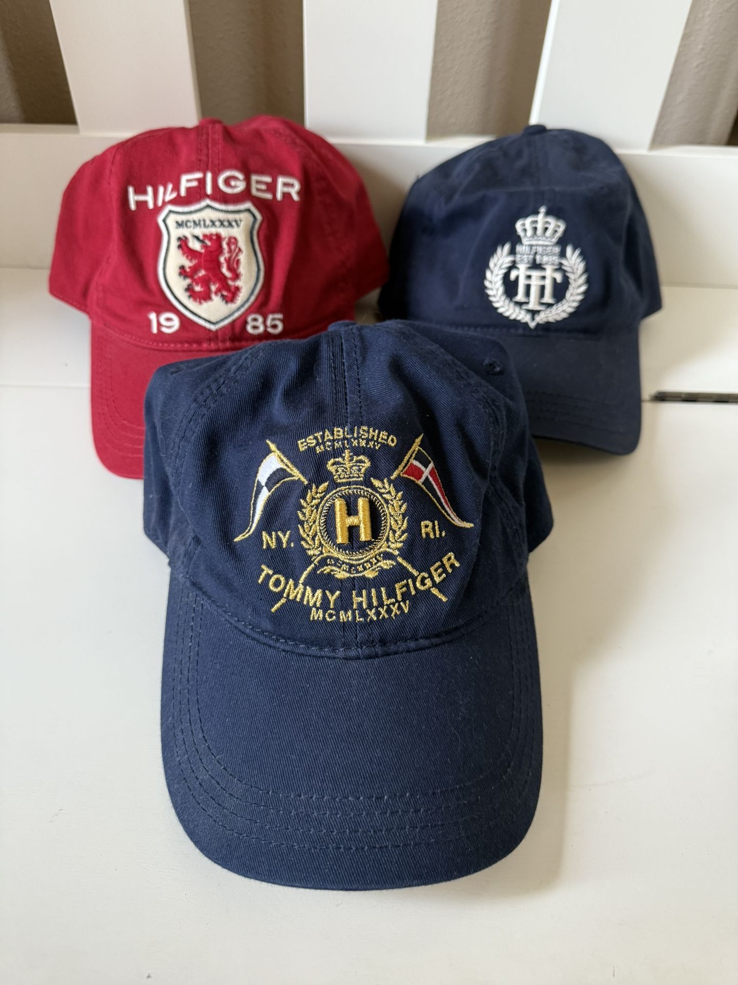 TOMMY HILFIGER caps each $15