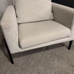 Arione 30.5" Wide Metal Frame Accent Chair