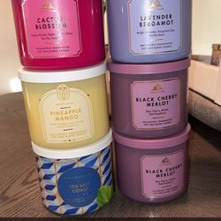 Bath and body candles