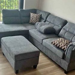New Sectional In Box 📦 Free Ottoman Finance Available No Credit Needed $39 Down 