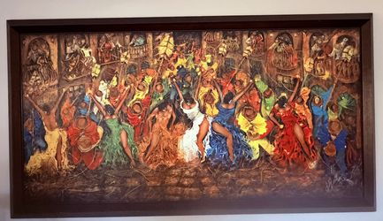 Signed Edition Of H. Benitez Dancing Art Print