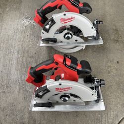 Skillsaw 7 1/4” Brushless Milwaukee M18 (each)
