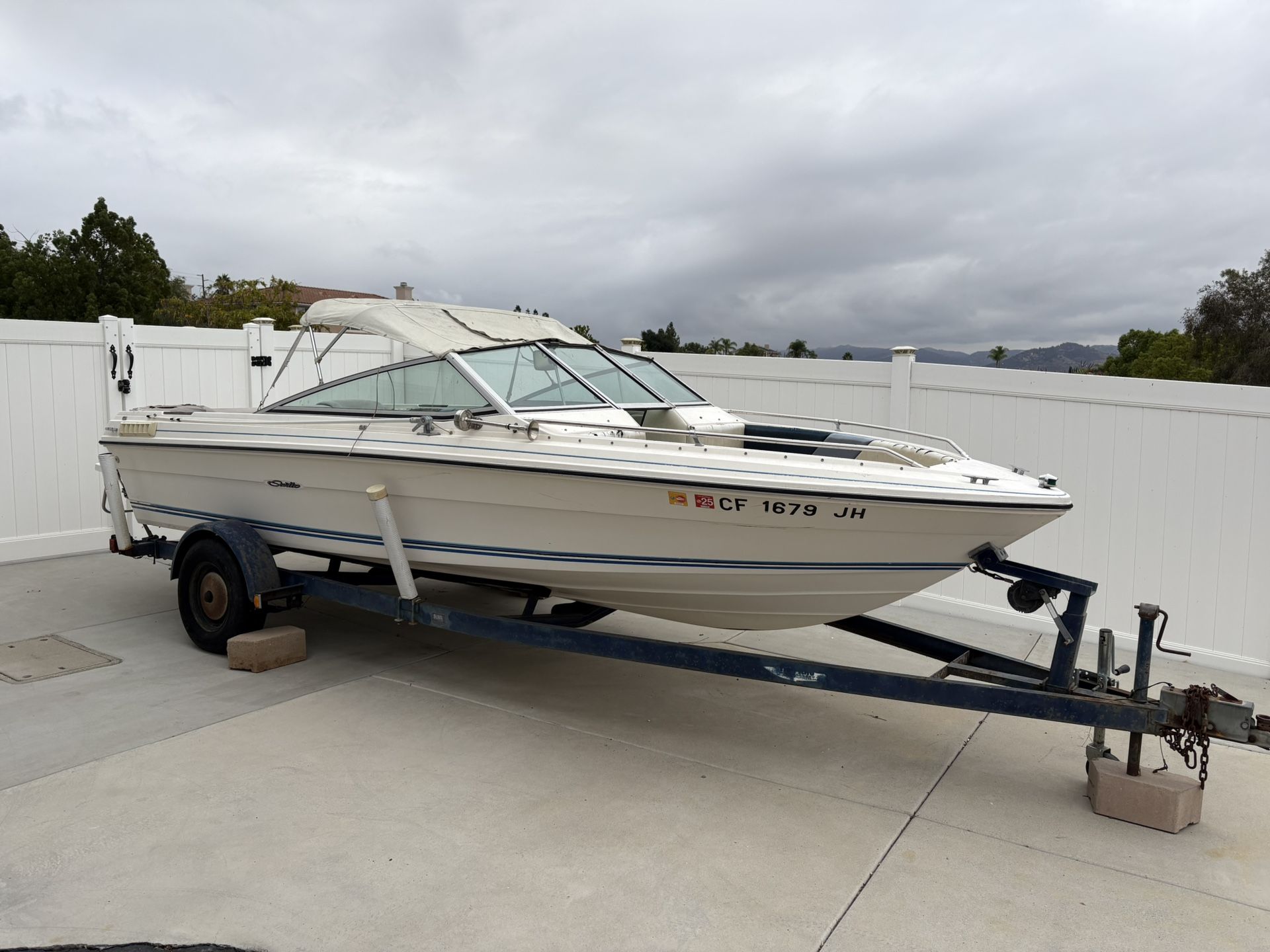 1986 Searay Boat With Trailer