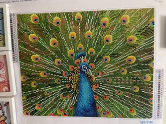 peacock diamond painting