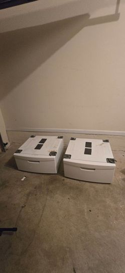 Front load Samsung pedestals
