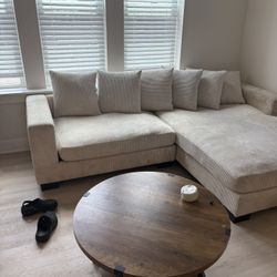 Sectional And Coffee Table