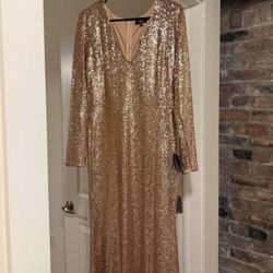 Gold Lulus Dress - Brand New Never Worn