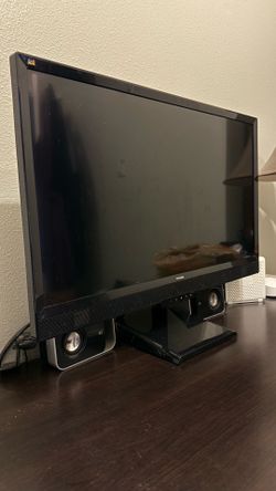 ViewSonic PC monitor and box w/ keyboard, mouse, and logitech speakers!!