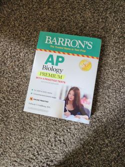 AP Biology Barron's Textbook, 7th Edition, 5 Practice Tests