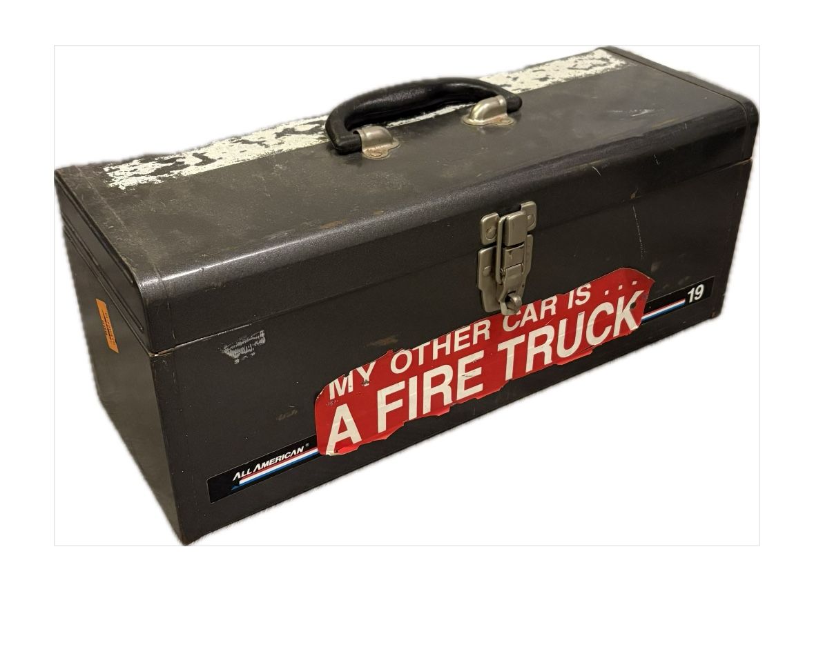 Vintage Metal Toolbox 