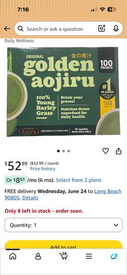 GOLDEN AOJIRU / Drink your greens