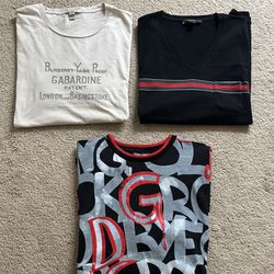 Burberry/Gucci/Dolce Tees (XL-2XL)