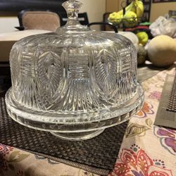 Beautiful Cake Stand Crystal from Irland 