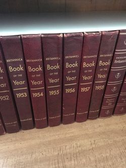 Vintage Encyclopædia Britannica Book of the Year Collection (14 Volumes)